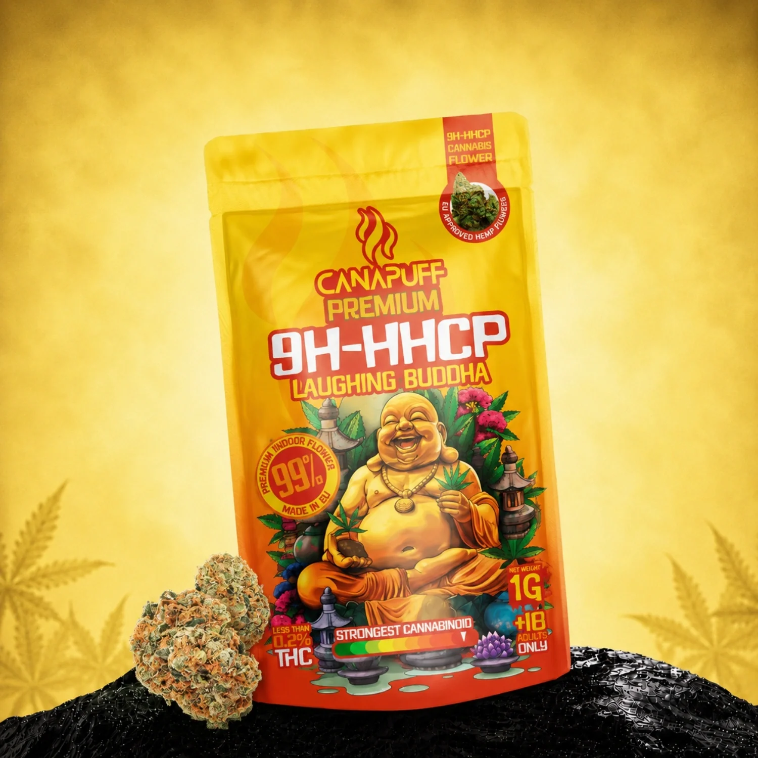 9H-HHCP Flowers Laughing Buddha 99%