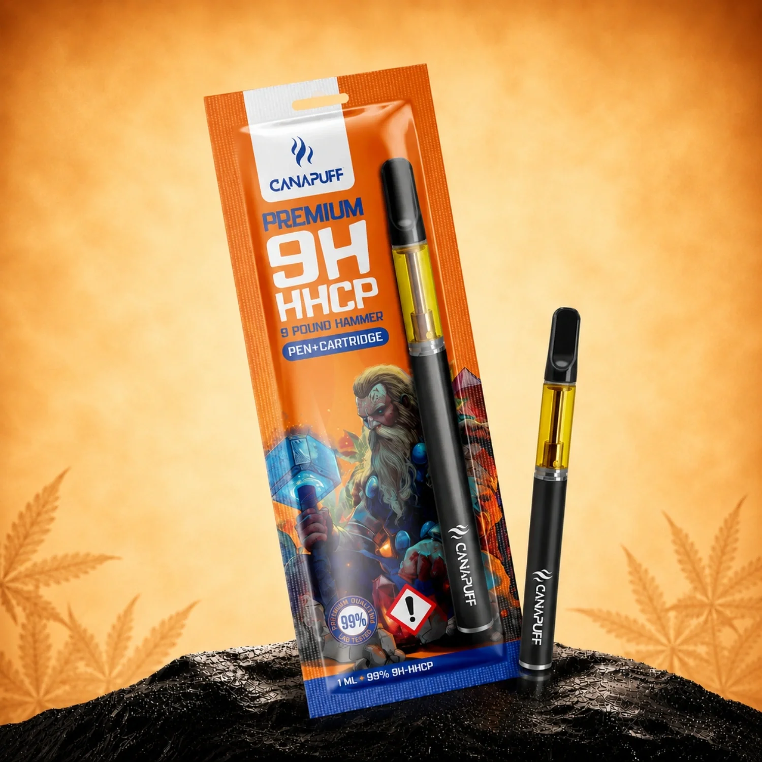 9H-HHCP Pen+Cartridge 9 Pound Hammer 99%
