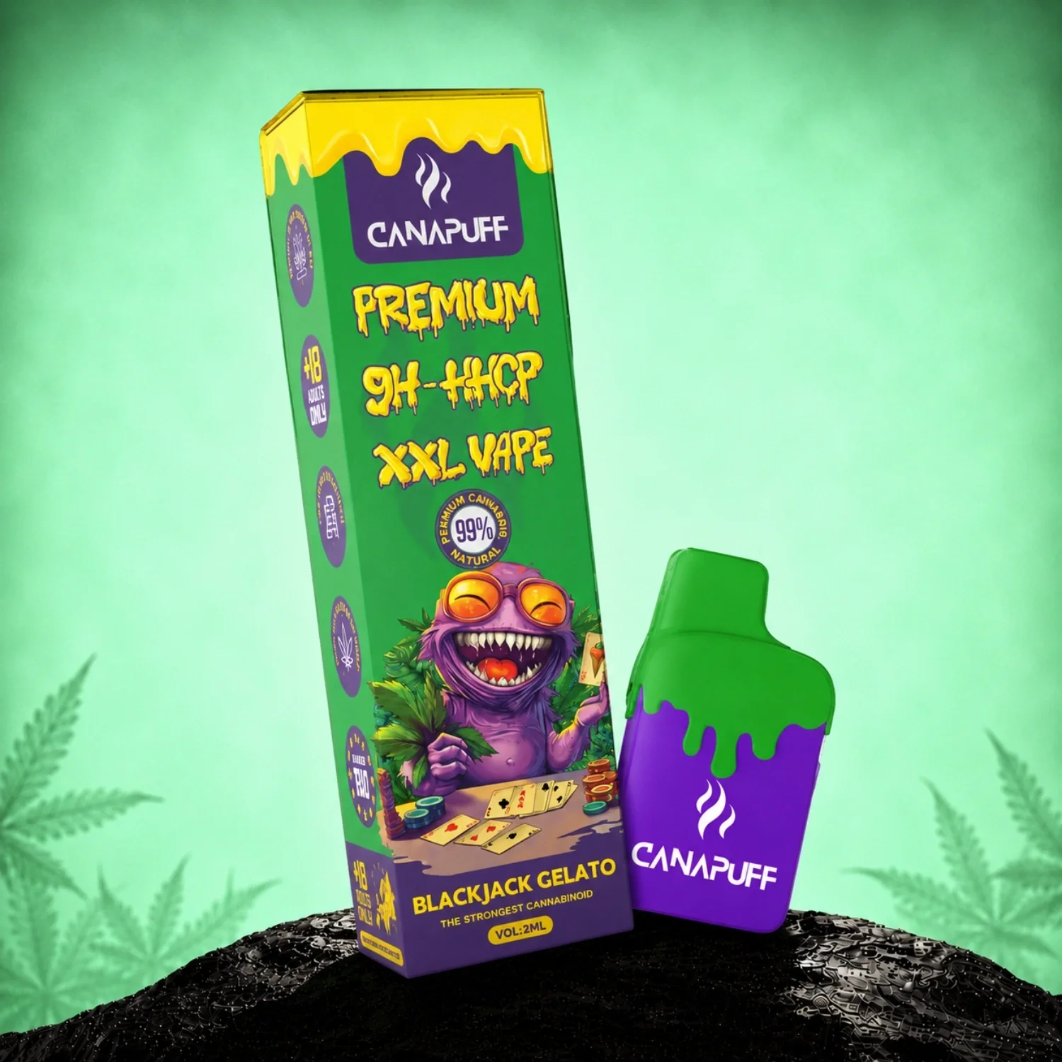 9H-HHCP XXL Vape Blackjack Gelato 99% 2ml