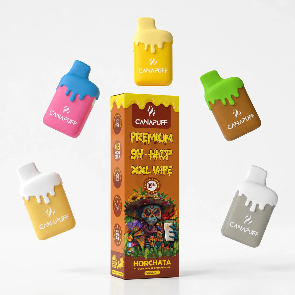 9H-HHCP XXL Vape Horchata 99% 2ml - Image 2