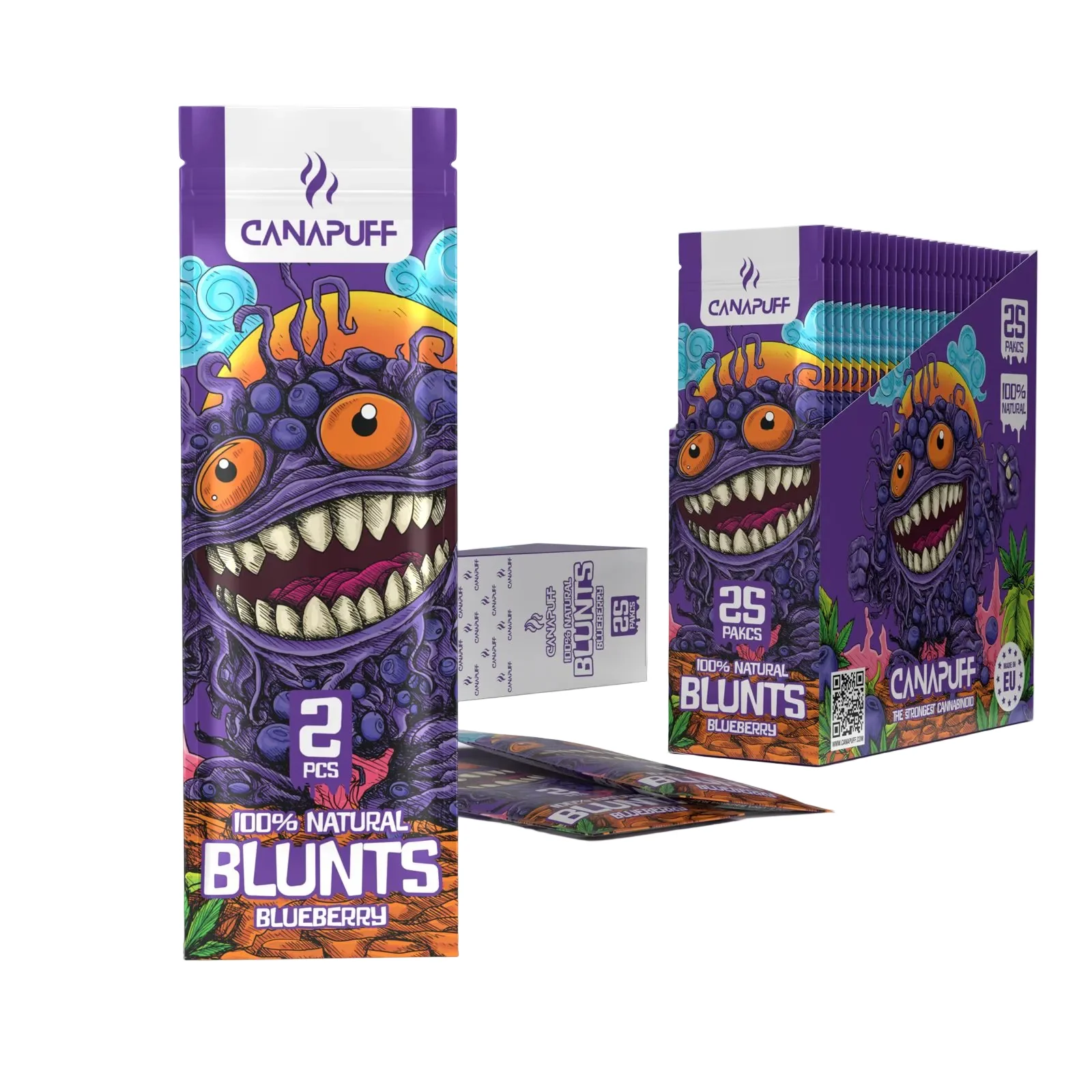 Blunt Wrap Rolls – Blueberry - Image 2