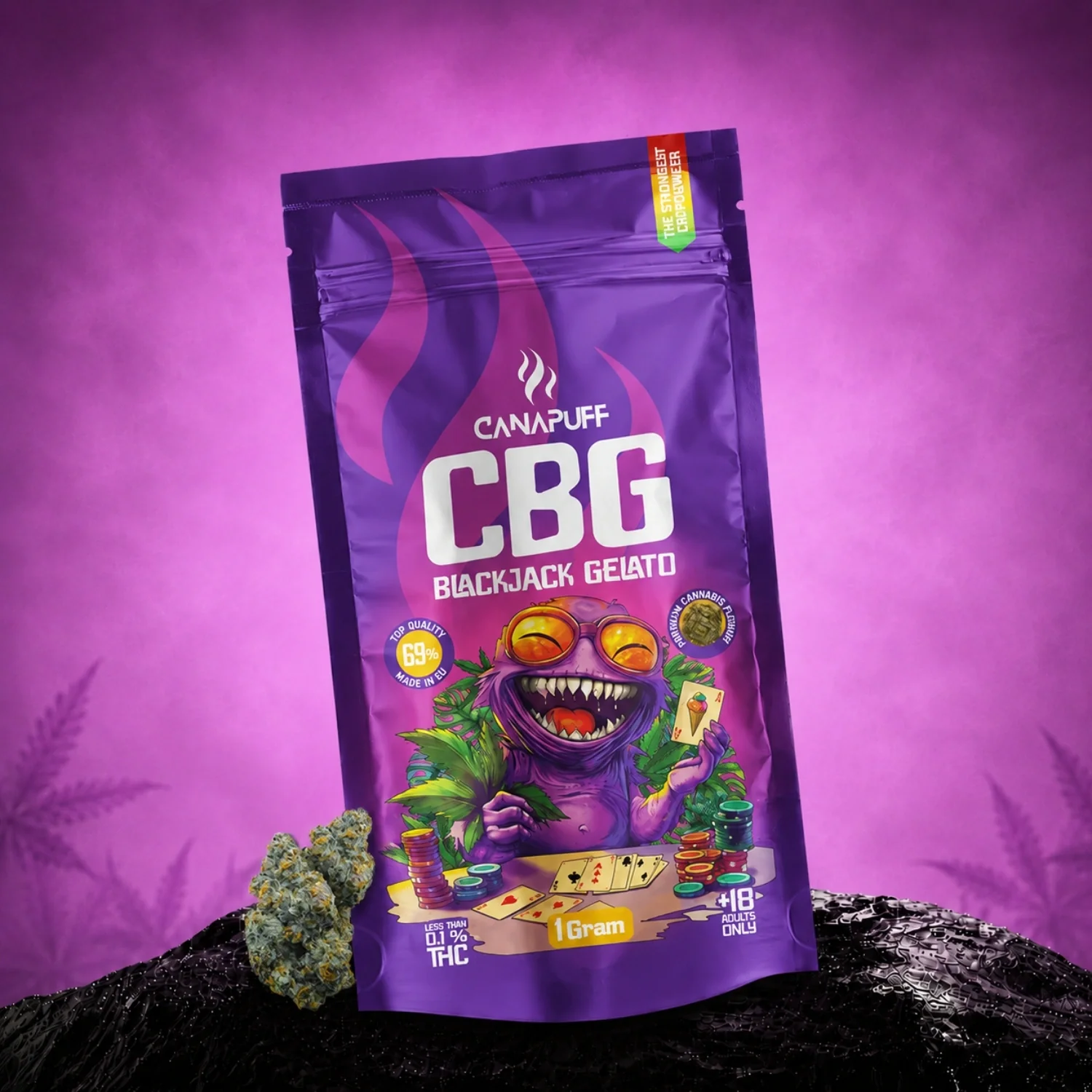 CBG Flowers Blackjack Gelato 69%