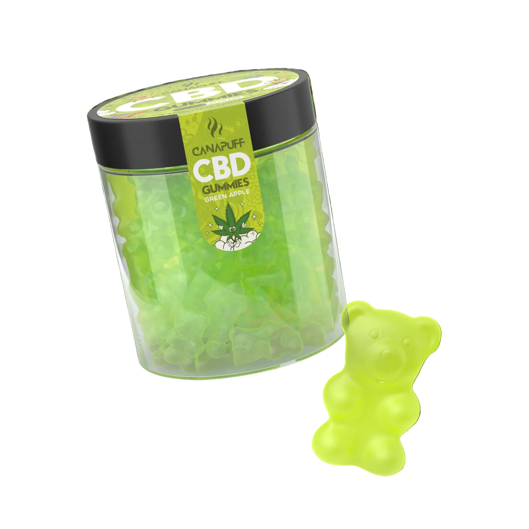 CBD Gummies Green Apple - Image 2