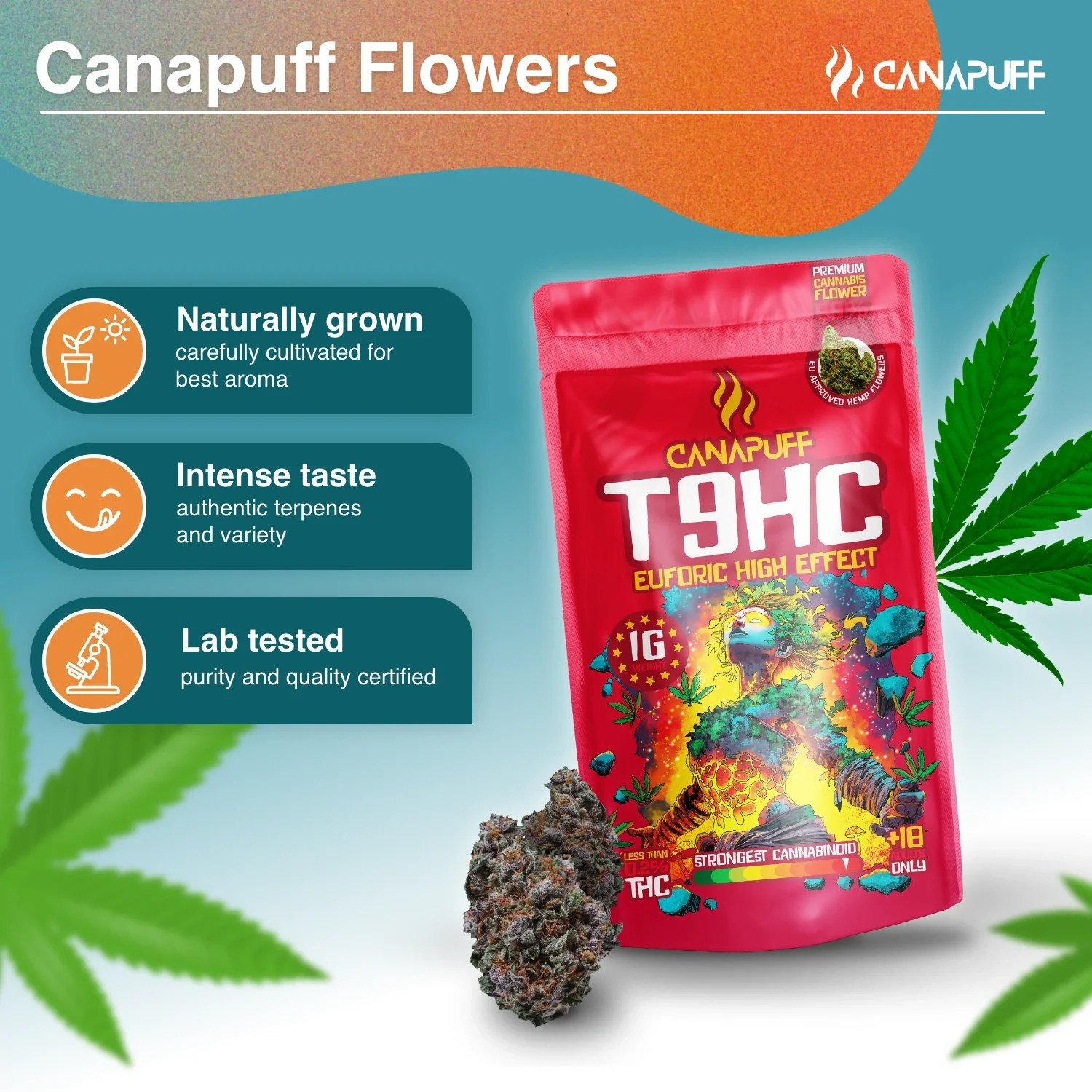 T9HC Flowers Euforic 99% - Image 2