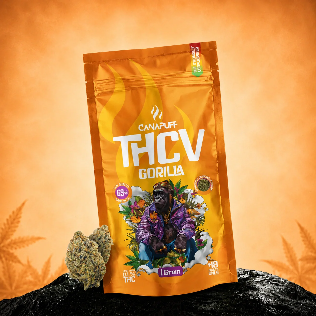 THCv Flowers Gorilla 69%