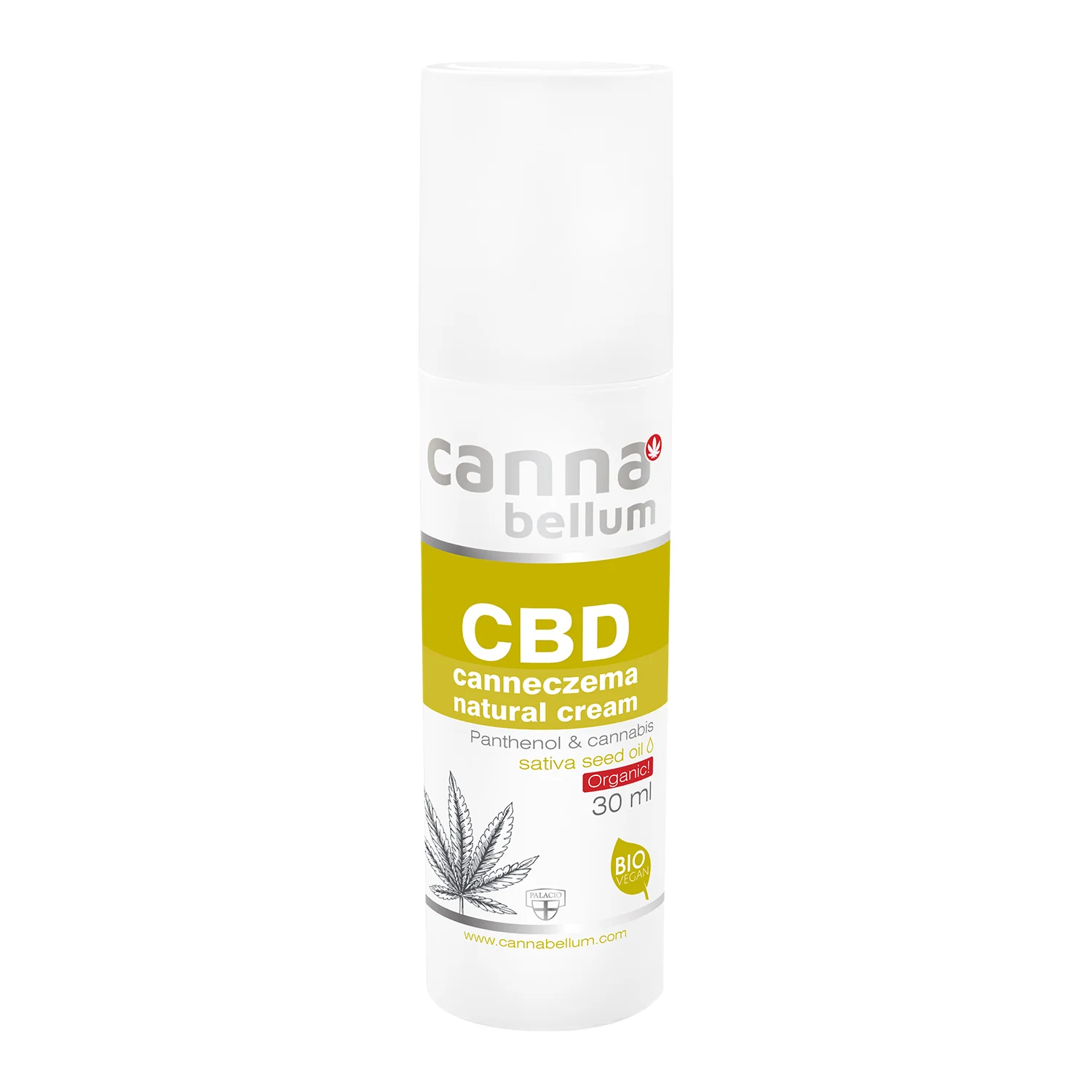 Cannabellum CBD Canneczema skin cream, 30ml - Palacio