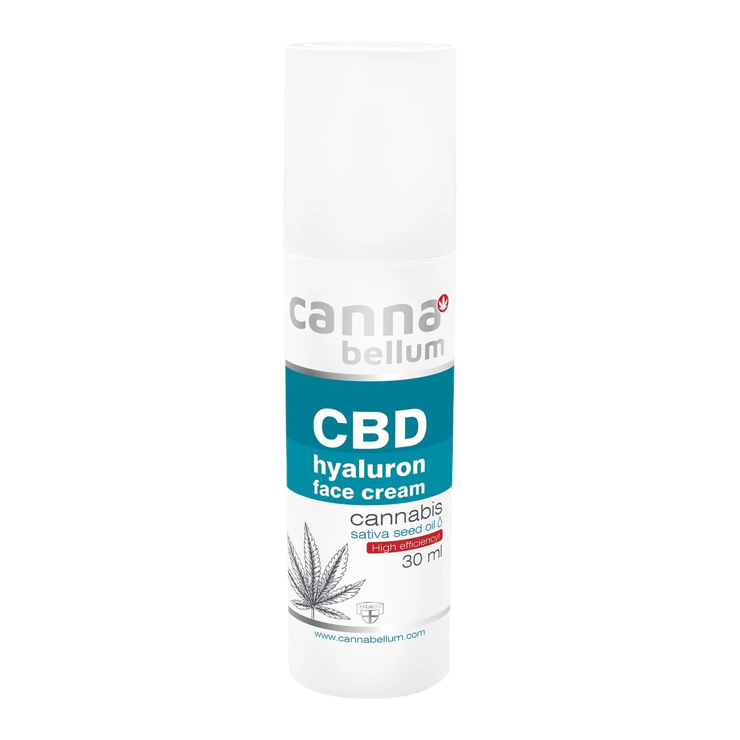 Cannabellum CBD face cream with hyaluronic acid, 30 ml - Palacio