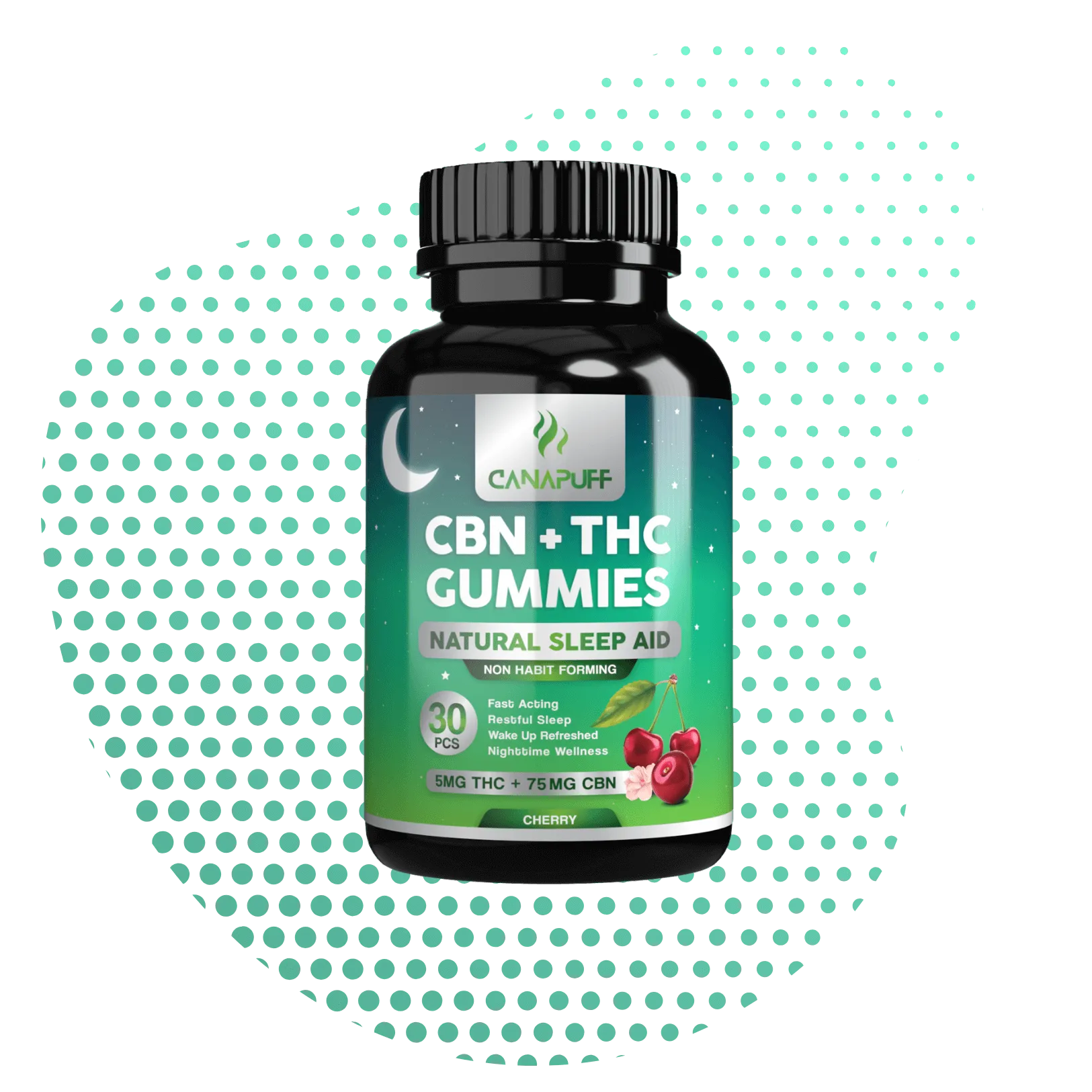 CBN+THC Gummies Cherry - Image 10