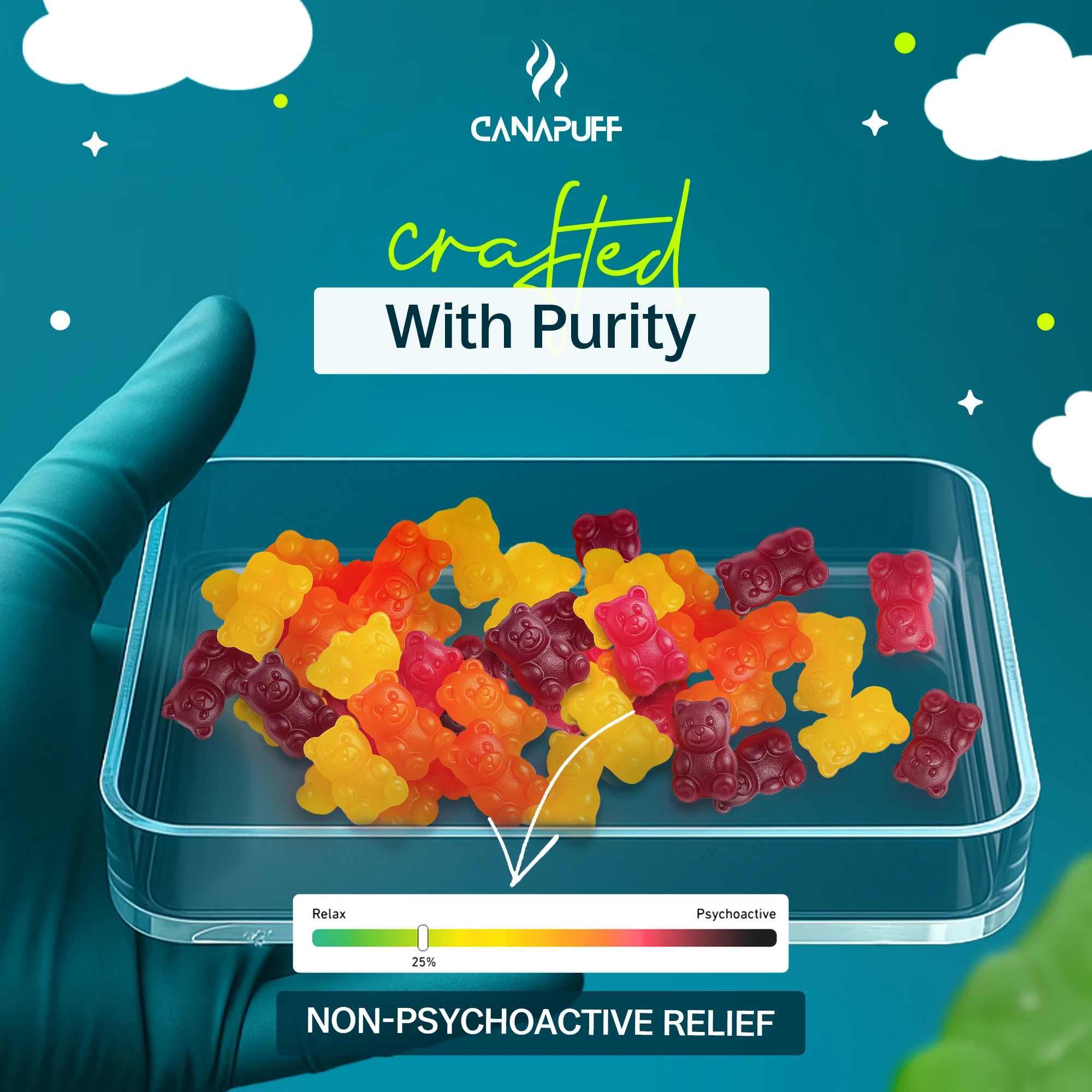 CBN+THC Gummies Cherry - Image 6