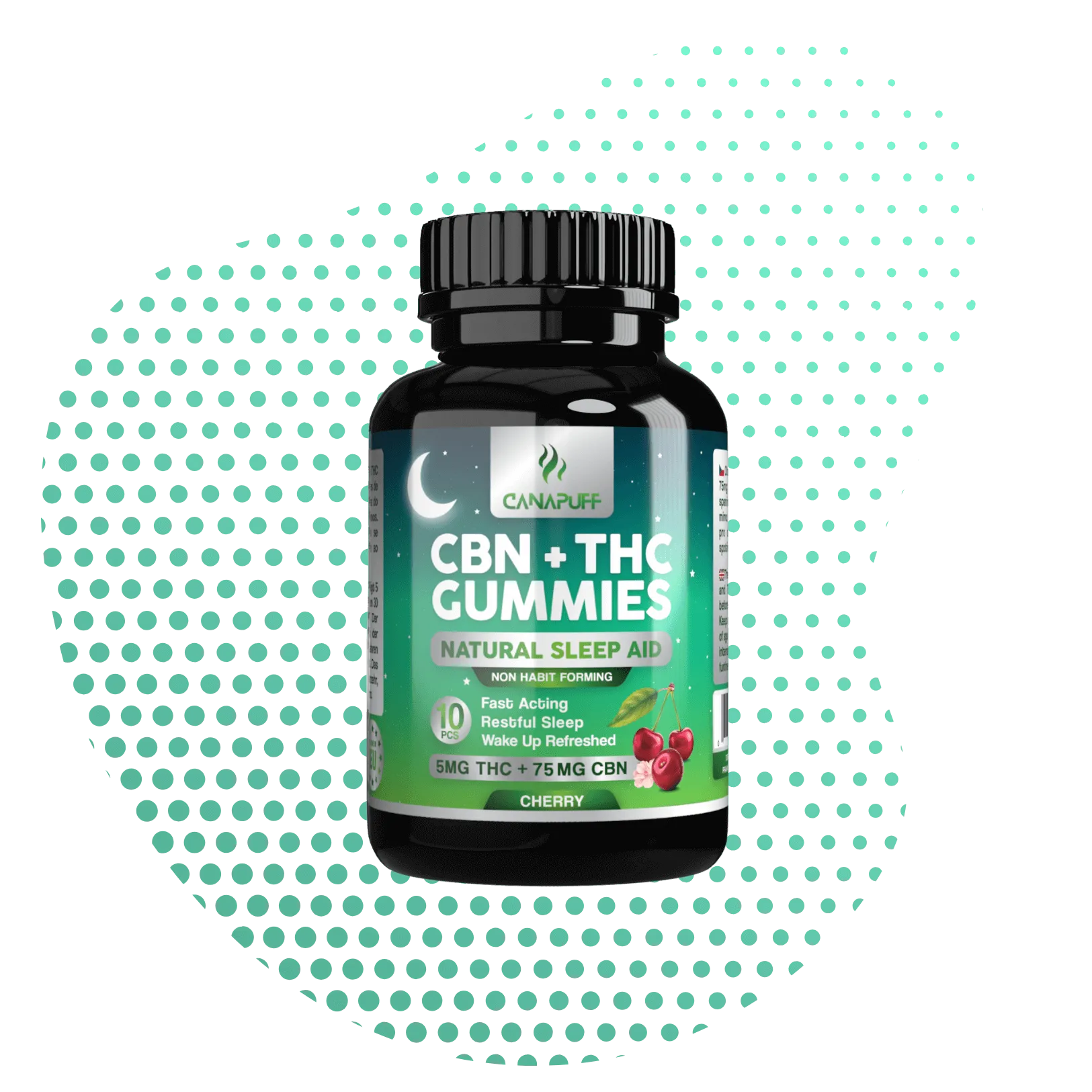 CBN+THC Gummies Cherry - Image 9