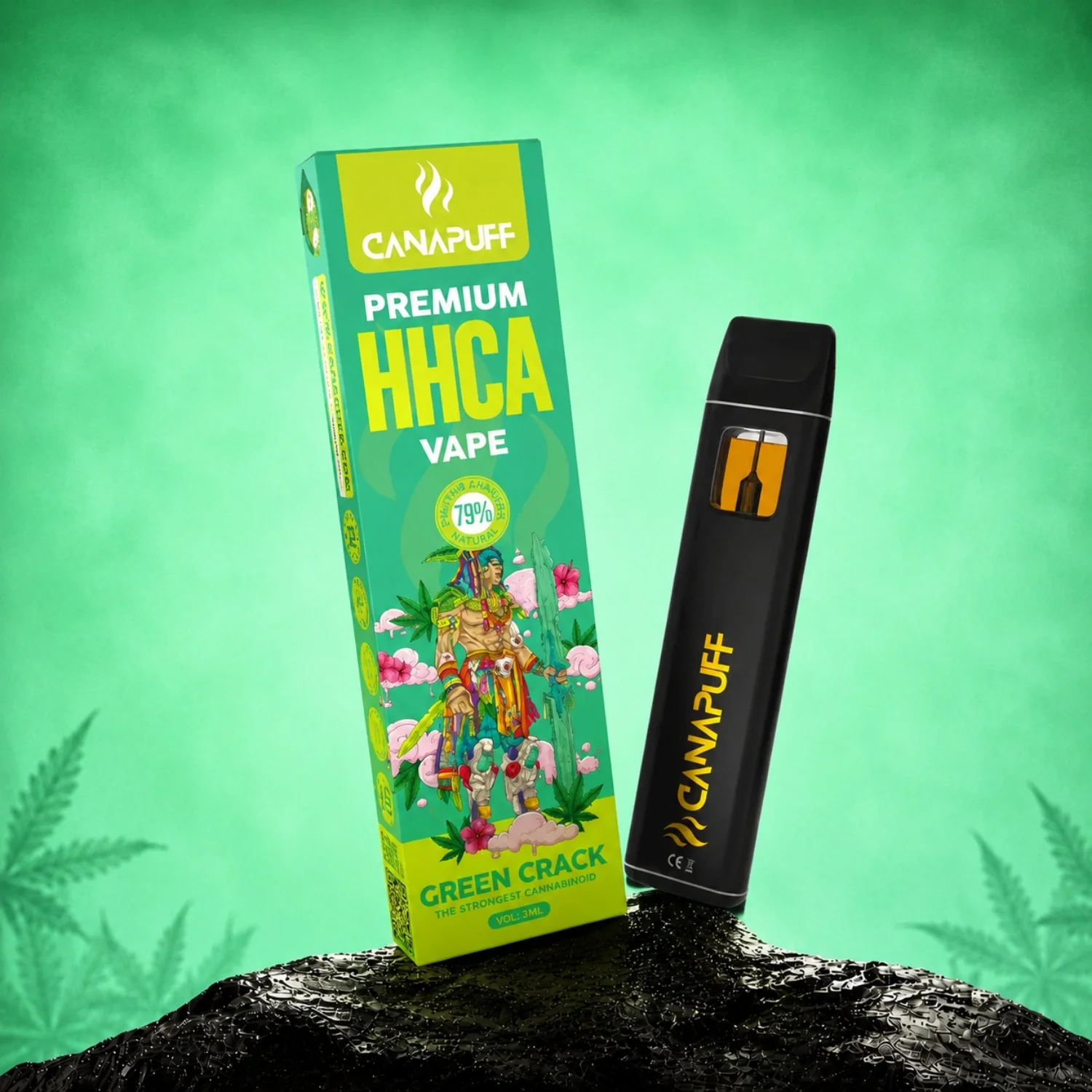 HHC-A Vape Green Crack 79% 1ml