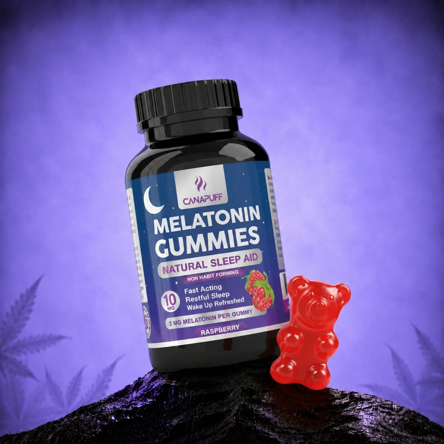 Melatonin Gummies Raspberry - Image 2