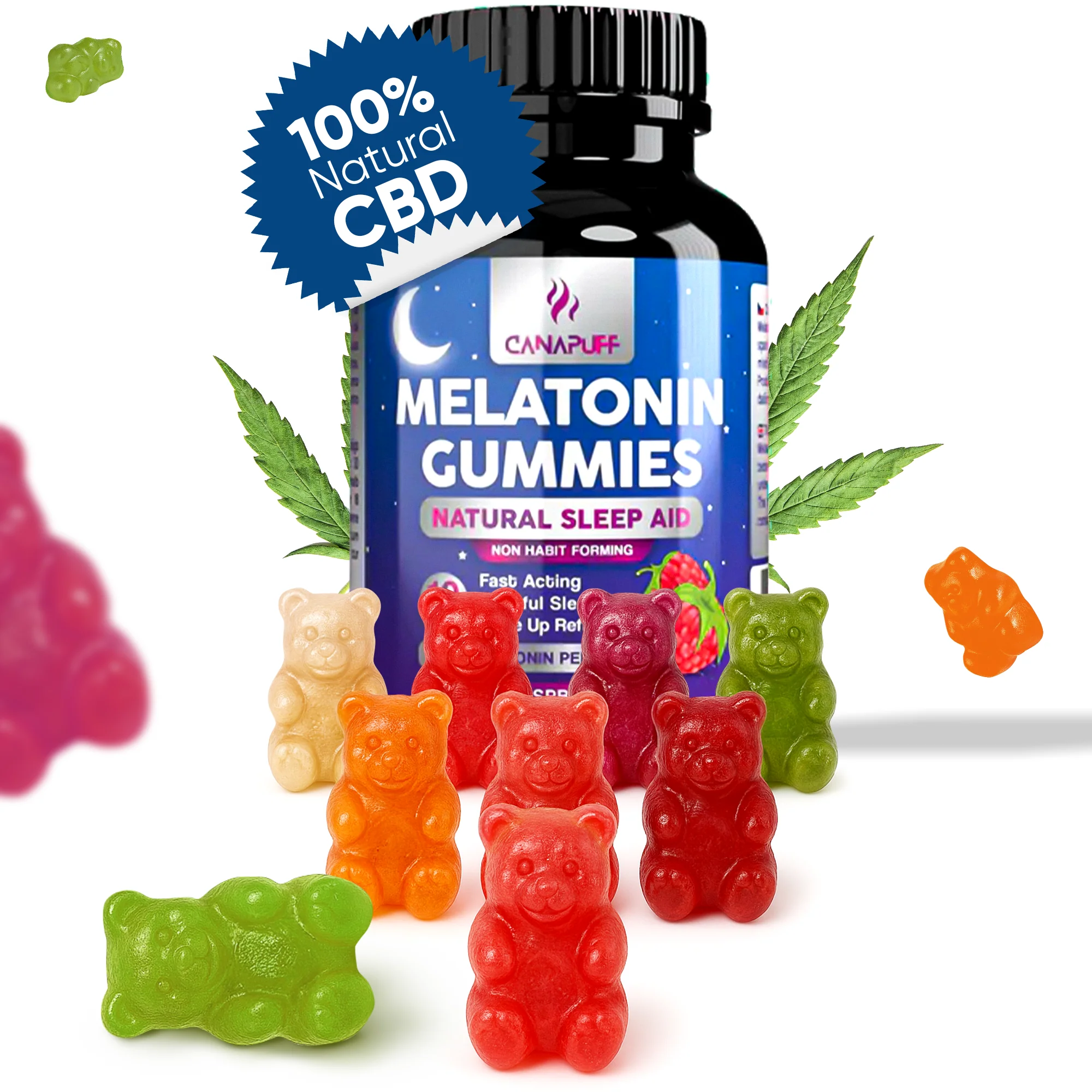 Melatonin Gummies Raspberry - Image 3
