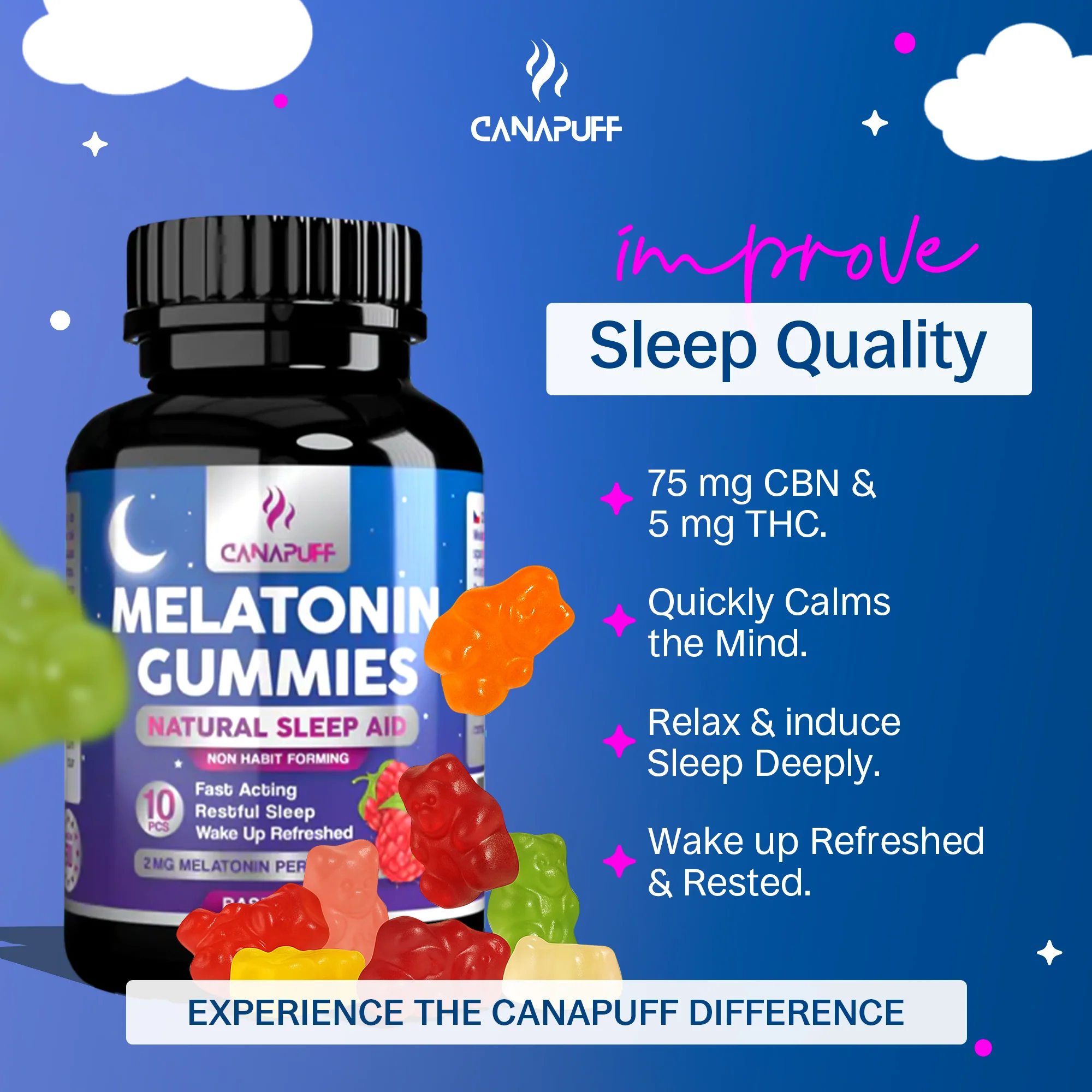 Melatonin Gummies Raspberry - Image 4