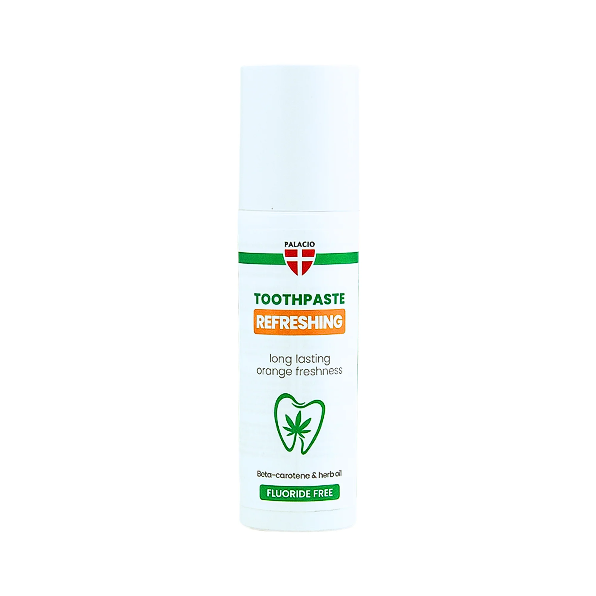 Refreshing toothpaste with hemp and orange oil, 75 g - Palacio