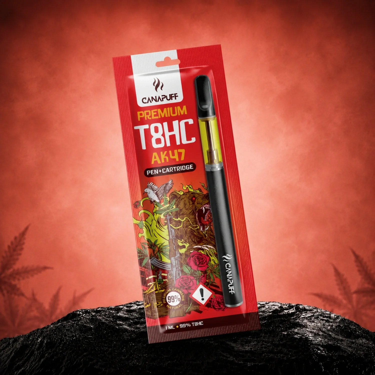 T8HC Pen+Cartridge AK47 99%
