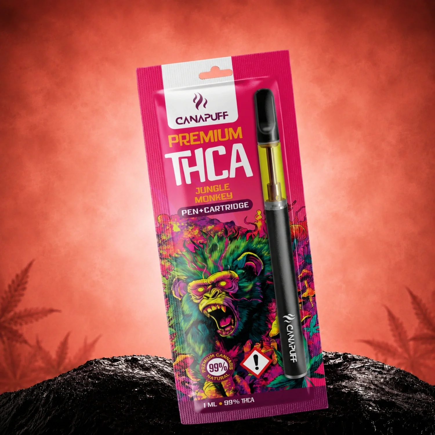 THCA Pen+Cartridge Jungle Monkey 99%