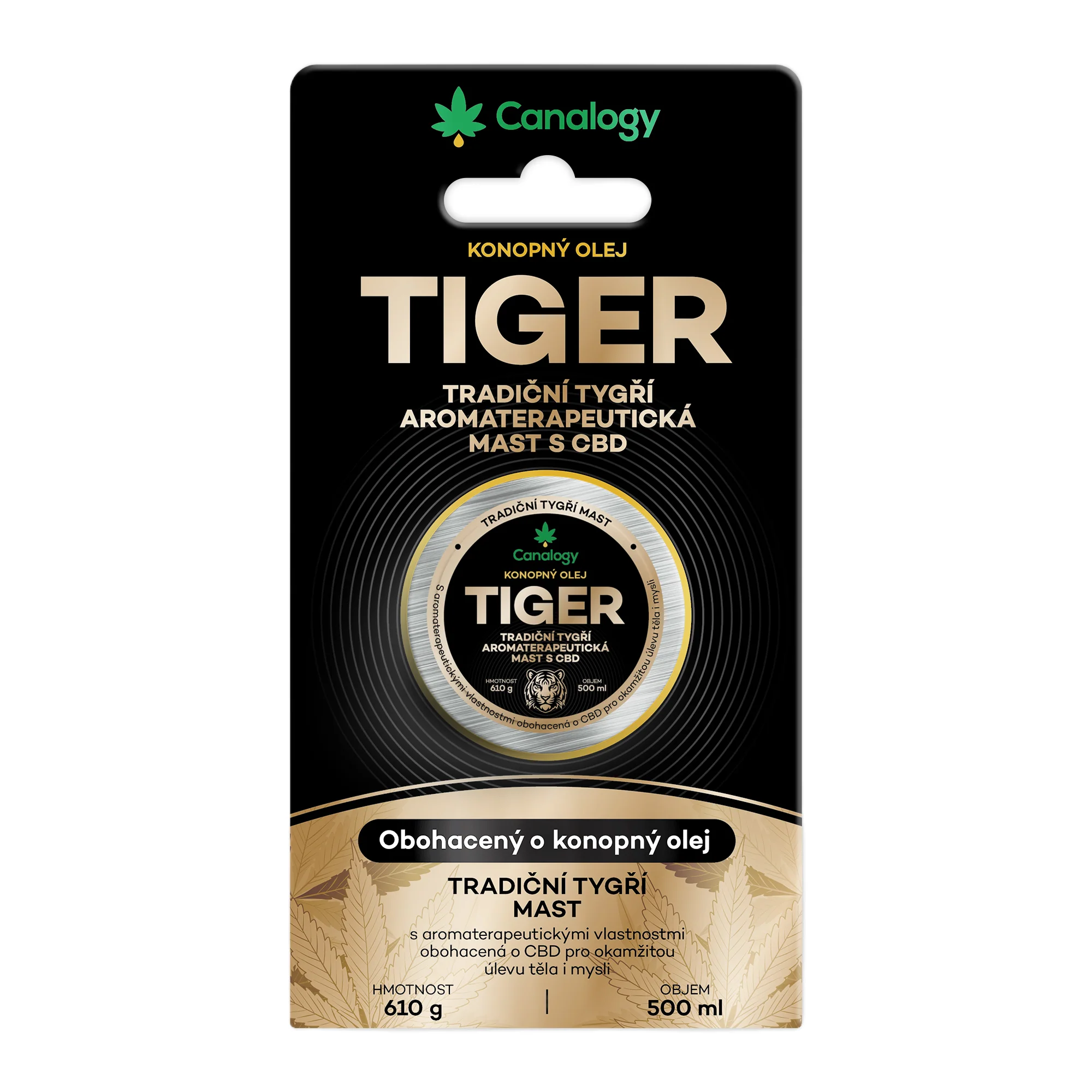 Traditional Tiger Aromatherapy Ointment with CBD - Canalogy